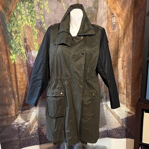 Lane Bryant Two-Tone Utility Jacket